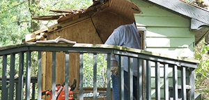 Demolition in Waterford, Michigan